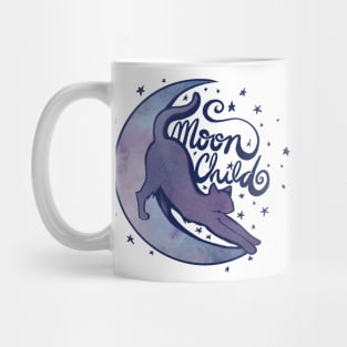 MoonChild Cat Moon Mug